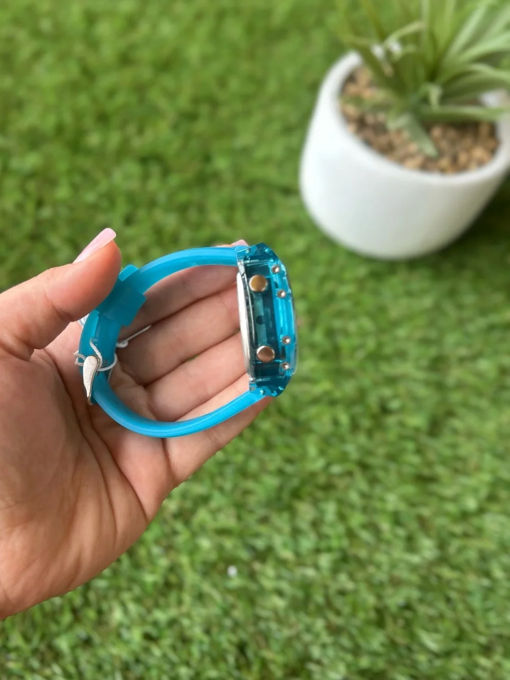 💎 Activa Transparent Blue Multifunction Watch | New in Box